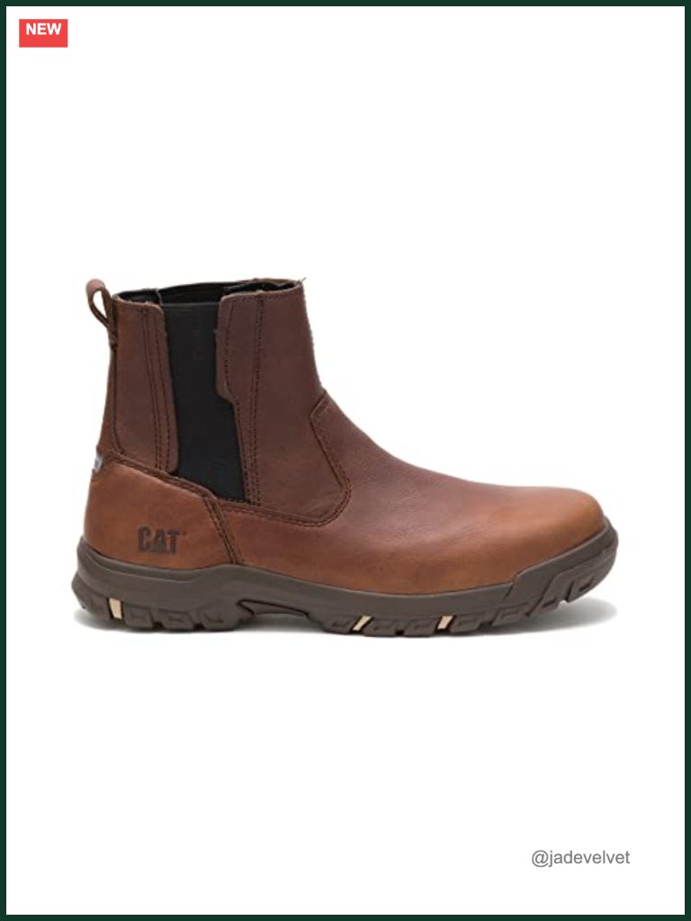 Steel Toe Industrial Work Boots - Slip Resistant, Waterproof